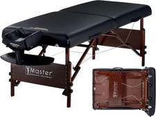 Del Ray Pro 30" Portable Massage Table - 750 lbs Capacity, Adjustable Height