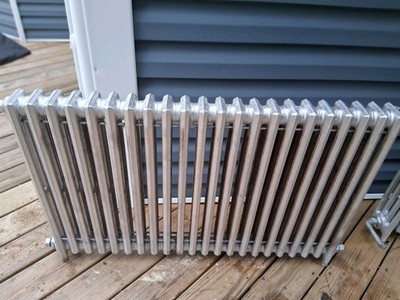 3 Cast Iron Radiators  x1 40 Inch  x2 24 Inch.