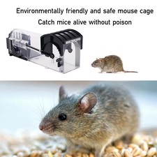 Humane Rats Mouse Trap No Kill Rodent Catch Cage Mice Catcher Pet & Child Safety