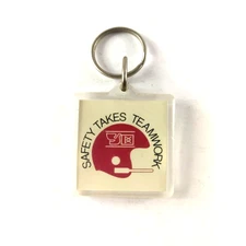 Safety Takes Teamwork Keychain
