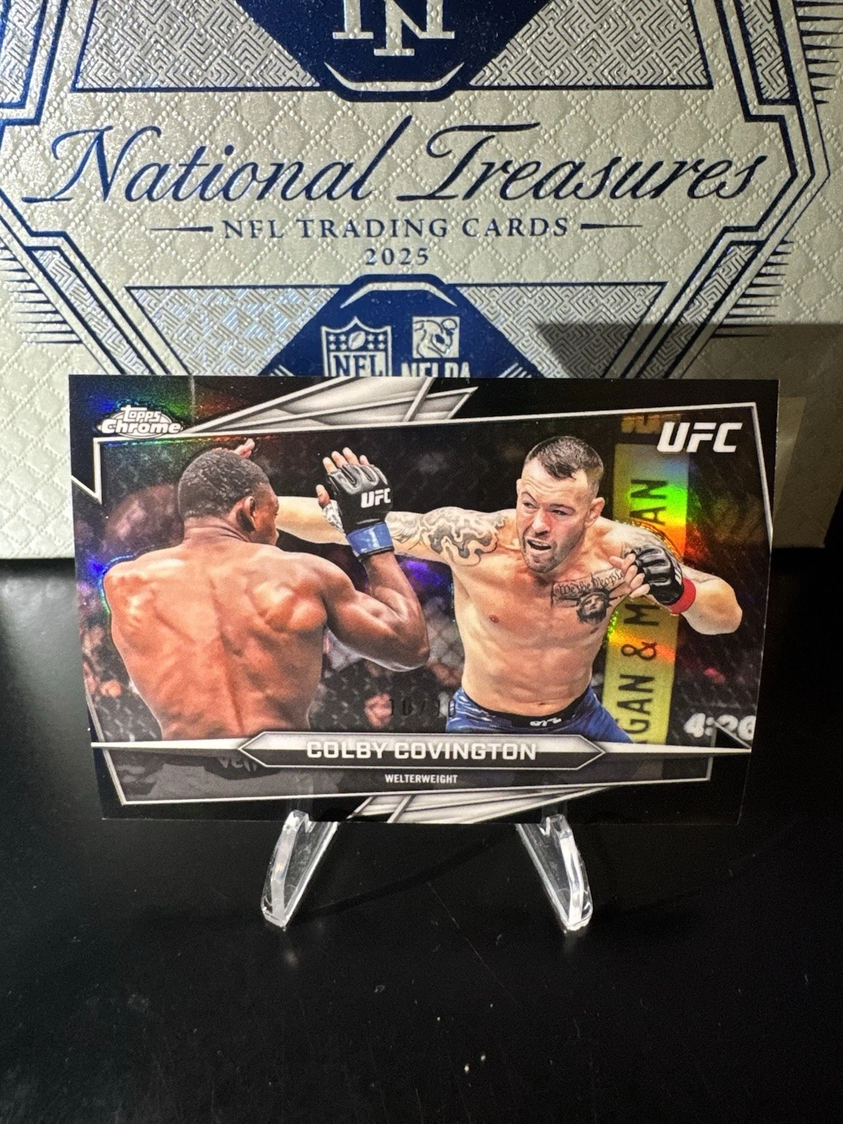 2026 UFC Chrome Colby Covington True Black Refractor /10