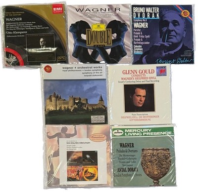 Lot 7 Richard Wagner Albums 10 CDs total Classical Music MINT DISCS No Cases