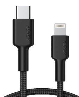5902666662125 Кабель CB-CL02 черный нейлоновый Lightning-USB C | USB для подачи питания USB