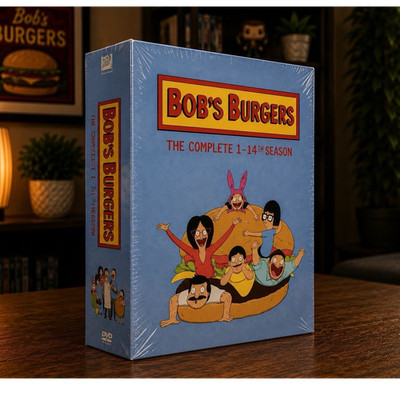 Bob's Burger The Complete Series 1-14 (DVD, 42-Discs, Box-Set). Brand New!