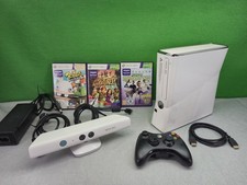 Microsoft Xbox 360 S Slim 4GB Bianco + Pacchetto Accessori: Sensore Kinect + Co. + Giochi