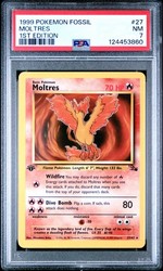 Moltres 27/62 Fossil 1st Edition Non-Holo Rare