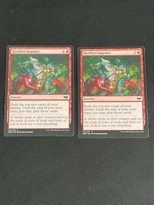 2x Reckless Impuse Magic the Gathering Innistrad Crimson Vow