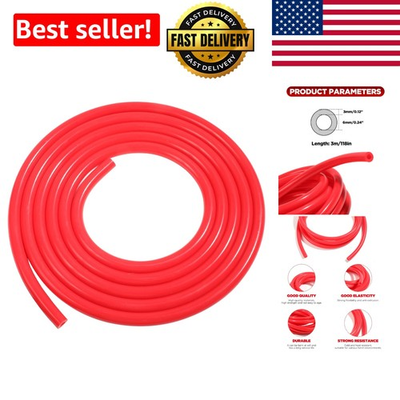 #ad High Performance 10 Ft Silicone Vacuum Hose 1 4quot; ID 130 PSI Flexible Red Line $5.69