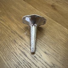 Vintage Silver plated Tussie Mussie Hanging Nosegay Bouquet Holder