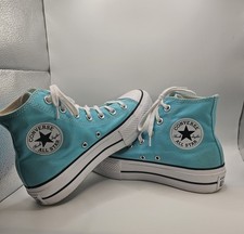Converse Chuck Taylor All Star Lift Platform Teal Sneakers Women's Size 7