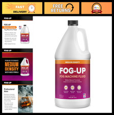 High Output Fog Juice - Long Lasting Odorless Water-Based Fluid for Fog Machines