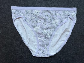 Lot 5 Victoria's Secret sz L High-Leg Brief Cotton Logo Panty Bundle Pack