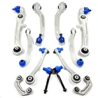 Front Upper Lower Control Arms Suspension Kit For Audi A6 Quattro C6 2004-2011