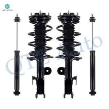 Front - Rear Quick Complete Strut-Coil Spring-Shock For 2010-2015 Toyota Prius