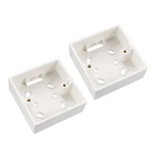 2 Pcs Wall Switch Box Electrical Outlet Mounting