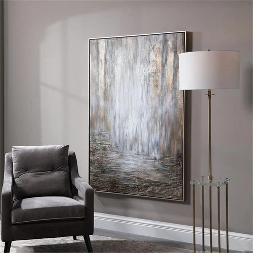 Uttermost Desert Rain Wood and Plastic Hand Painted Canvas in Multi-Color - Picture 7 of 8