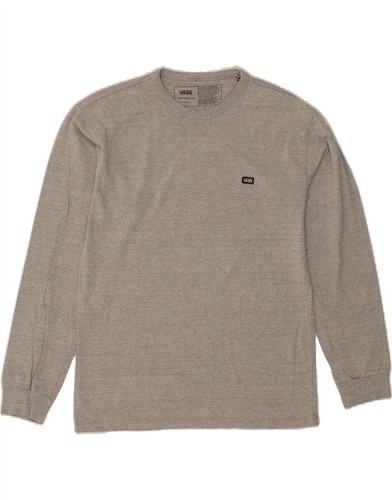 VANS Mens Top Long Sleeve Medium Grey Cotton BF05