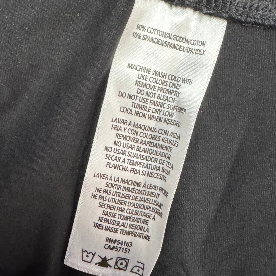 Calvin Klein Performance Leggings Womens Small Black Athletic Crop High Waisted - Image 4 of 4