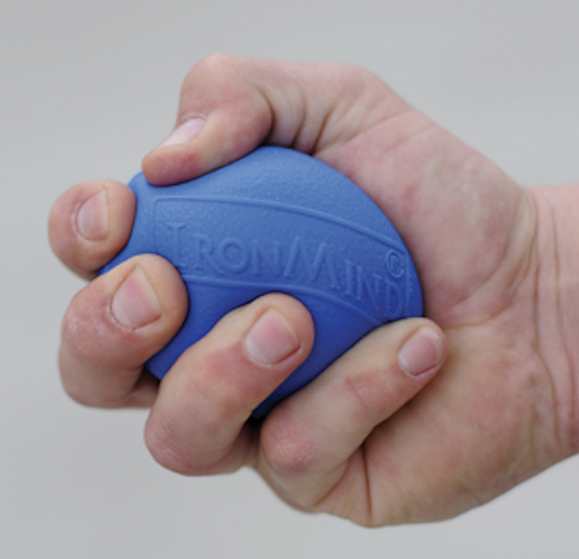 IronMind Blue Egg Hand Grip Strength Arthritis Rehab Stress