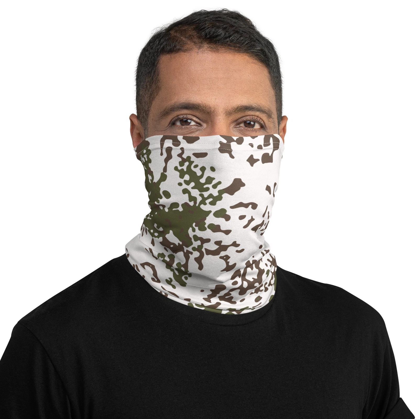 Snow Flecktarn Camouflage v2 Neck Gaiter
