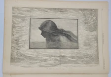 Harper's Weekly 3/17/1883  The Mermaid by  F.S. Church  / The Dunkers by Pyle
