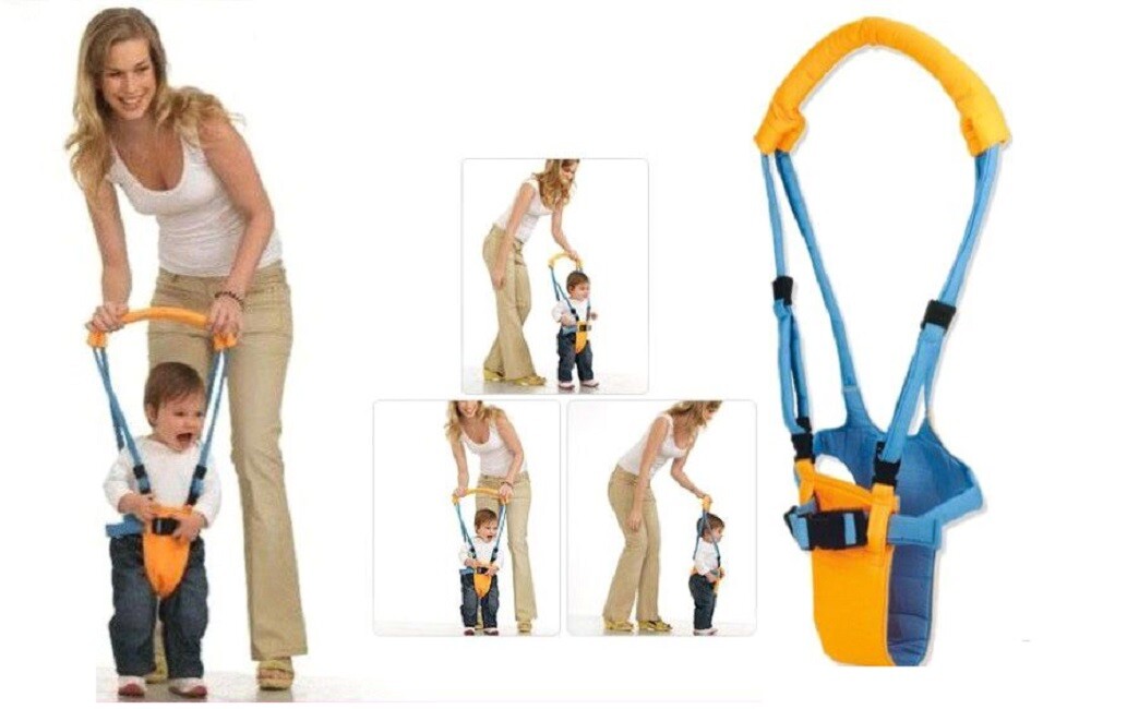 MARSUPIO PRIMI PASSI PER BIMBO REGGI SEGUI BAMBINO GIOCO IMBRAGATURA CAMMINARE