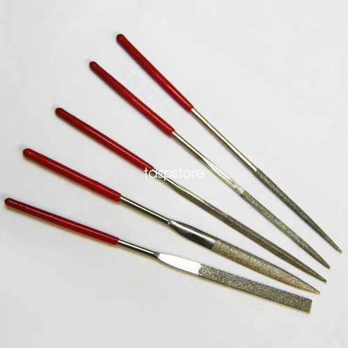 Diamond Mini Needle File Set Handy Tools for Ceramic Glass Stone 10x140mm - Picture 2 of 8