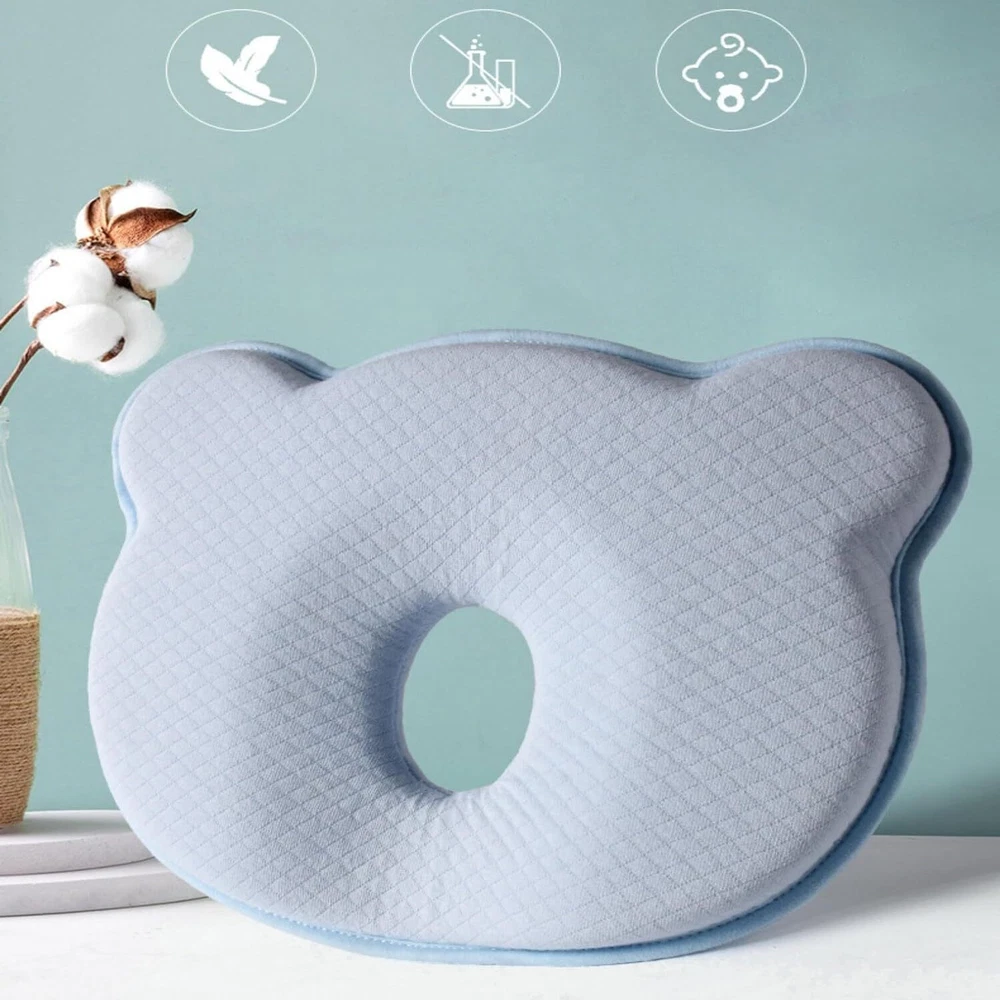 Travel Pillow Bedding Set is Made of Memory Foam and with Pure Cotton Pillowcase