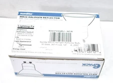 Sunlite 35W 38° Flood Lights 6 Pack Mini Reflector w Cover Guard GU10 Base