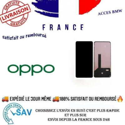 Écran LCD Oppo Reno 2Z + Vitre Tactile, 100% Compatible - Noir - Français