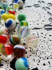 Huge lot vintage swirl marbles 380 plus beautiful assorted glass — photo 9