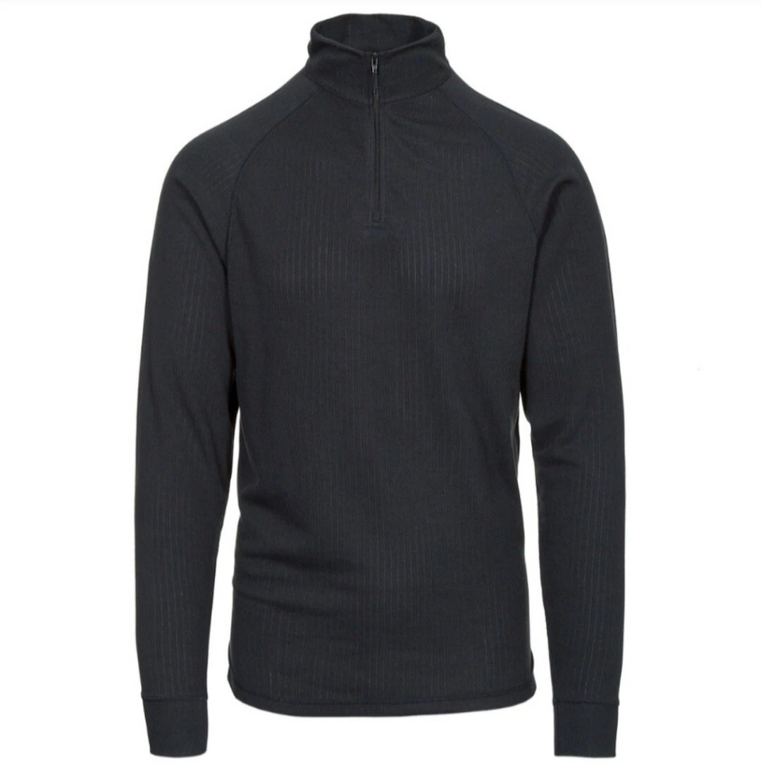 Pull Trespass Garçon 9-10 Ans – Bleu, Col Montant, 1/4 Zip, Léger, Toutes Saisons