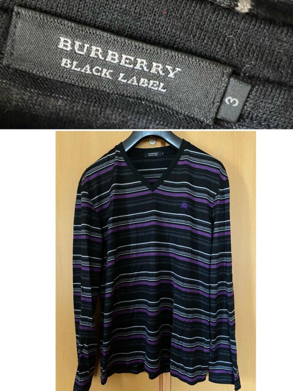 Burberry knit sweater Men's Fashion from Japan