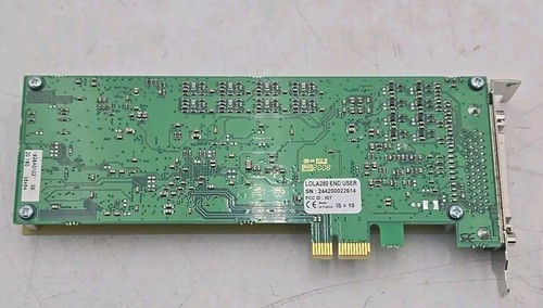 Digigram LoLa 280 Logging Skimmer 8 Channel HD Audio Recording PCIe x1 LP Card - Picture 7 of 8