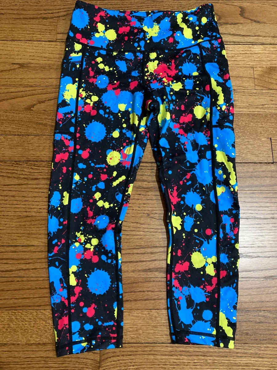 Constantly Varied Gear CVG Leggings Large Capri Black/Multi Color