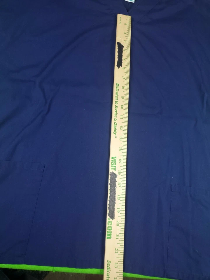 Simply Basic dark blue women's scrub top size 2XL - Image 4 of 4