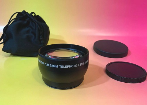 2,2X TELEOBJEKTIV 52 mm auf Kamera NIKON D90 D60 D40 D50 D70 D80 D5300 D7300 2,5 - Bild 6 von 10