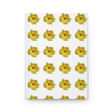 Yellow Rose Hardcover Journal Matte