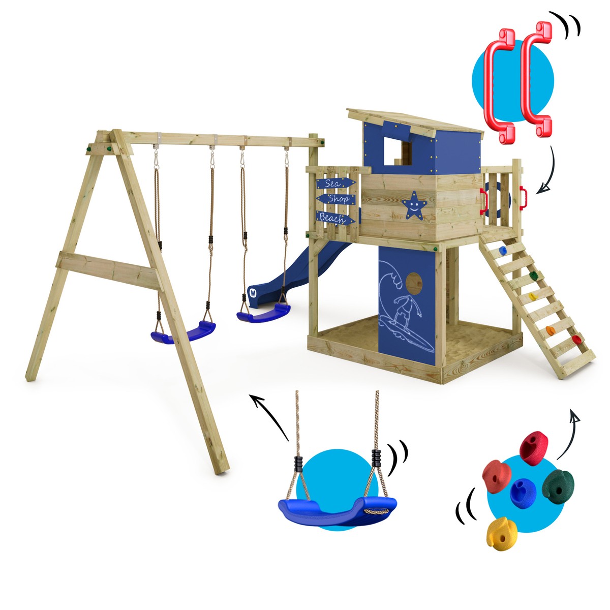 Wickey Climbing Frame Wickey Accessories WICKEY Smart Camp Wooden
