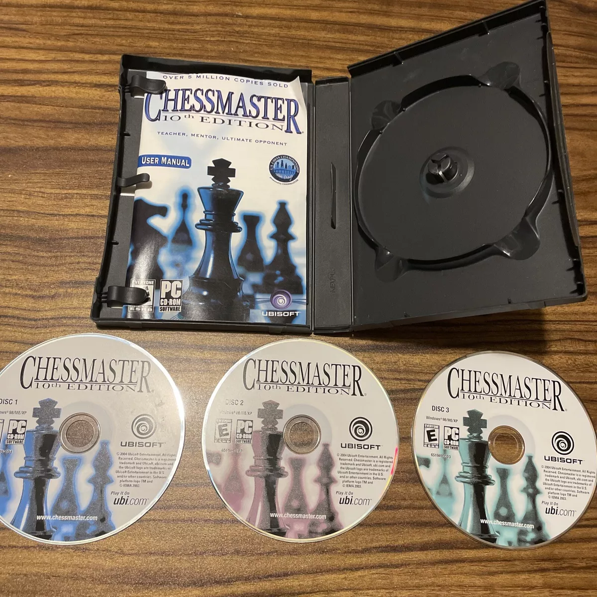 Chessmaster 10th Edition Computer Chess Game PC Complete w/ Manual Josh  Waitzkin