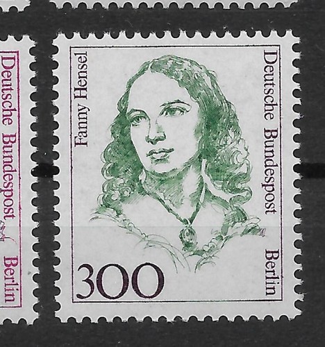 Berlin 1986 ** Satz Freimarken Dauerserie Frauen der deutschen Geschichte 02499D - Bild 16 von 18