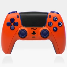 Sunset Orange Pro PS5 Controller Killscreen Retro PlayStation 5 DualSense Esport