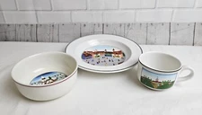 Villeroy Boch Design Naif Rim Soup Bowl, Cereal Bowl and Cup