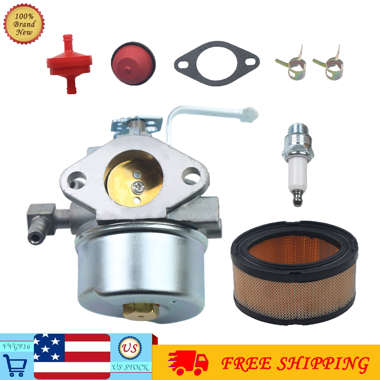 640023 Carburetor For Tecumseh 640152 640152A 640051 640140 HM80 HM90 HM100 Carb