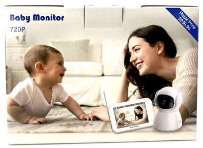 Baby Video Monitor 4.5'' 720P SM27A Infared, Audio, Recording, Talk Back, Alarms