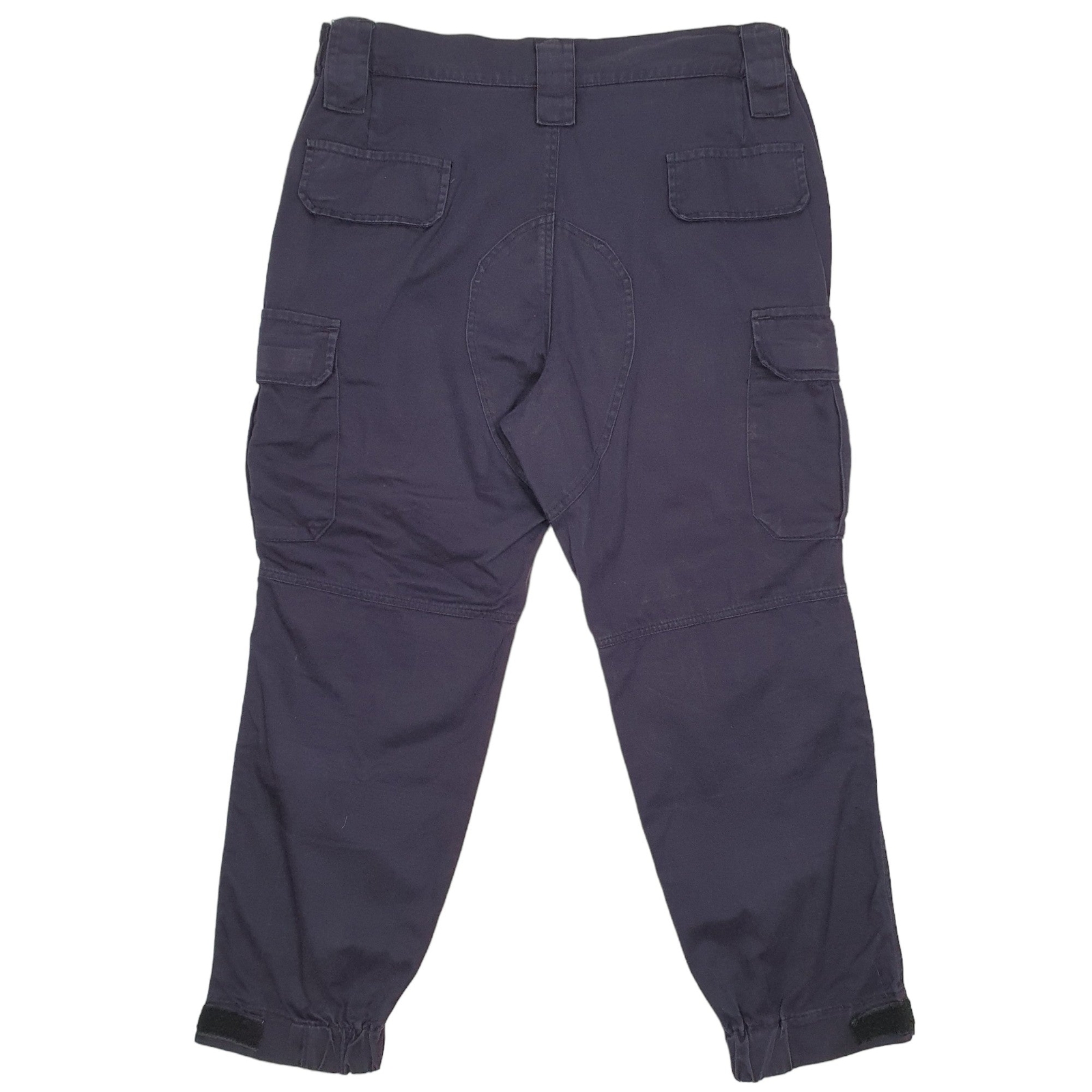 UNBRANDED Combat Pants Cargo Trousers Cotton Navy Mens W36 L28 image 3