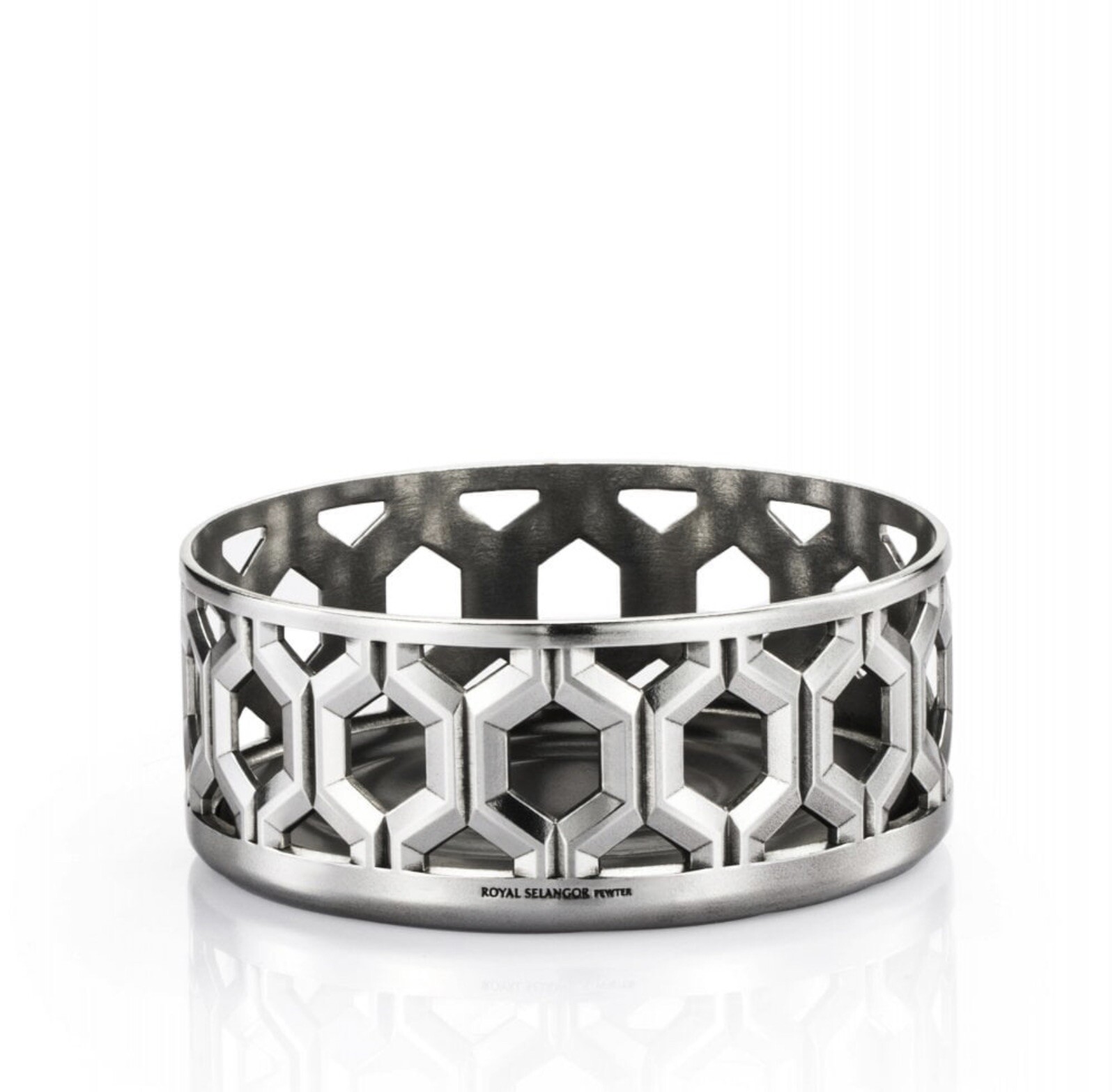 Royal Selangor Pewter  Royal Selangor Hexagonal Pewter Bottle Coaster 012930R