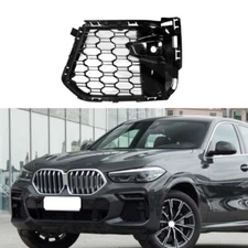 Bumper Grille Fog Lamp Cover w/Radar Hole LH For BMW G06 X6 M Sport M50i 2020-23