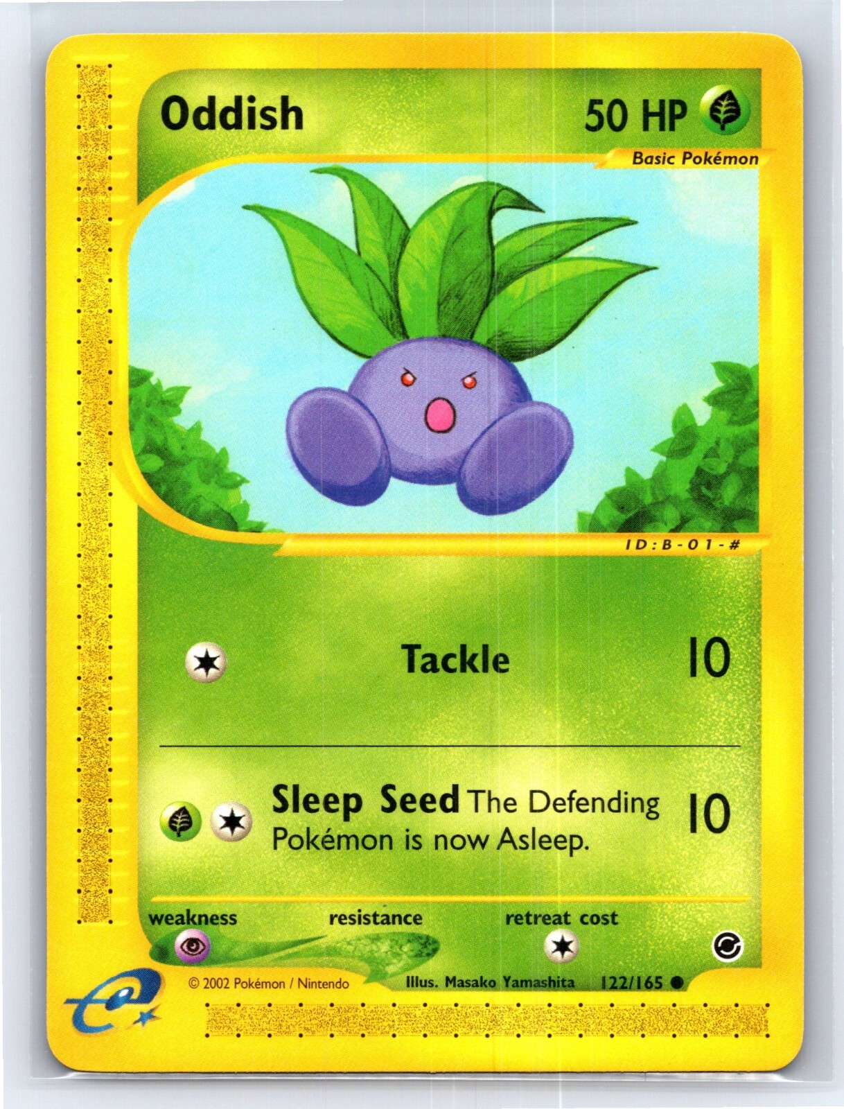 2002 Pokemon TCG Expedition Base Set Oddish - 122/165 - NM