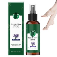Natural Foot  Shoe Deodorizer Spray - Foot Spray for Smelly Feet  Shoe Spray